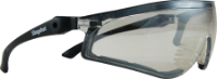 SGA SAFETY GLASSES SLINGSHOT WITH SILVER MIRROR ON CLEAR ANTIFOG LENS